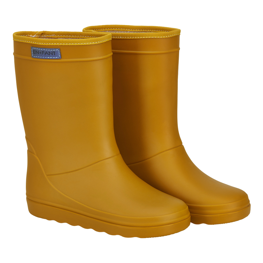 Intimidatie naaien onderwijzen EnFant rubber rain boot solid nugget gold laarzen regenlaarzen (zonder  voering) geel-goud - Minipop