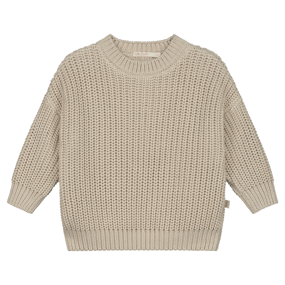 Yuki sweater moon creme beige - Minipop